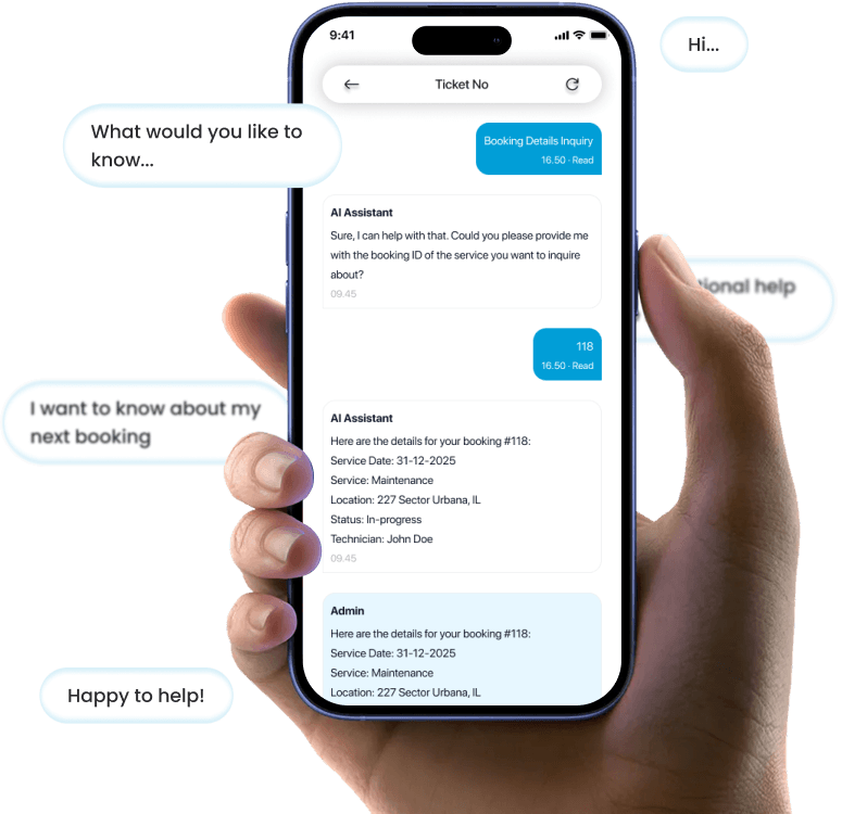 TopTec AI voice agent — call handling and booking flow